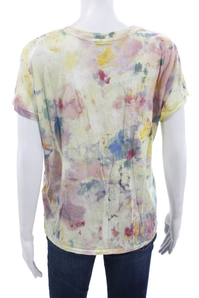 Polo Ralph Lauren Women Multicolor Tie Dye Jersey T-Shirt Size L