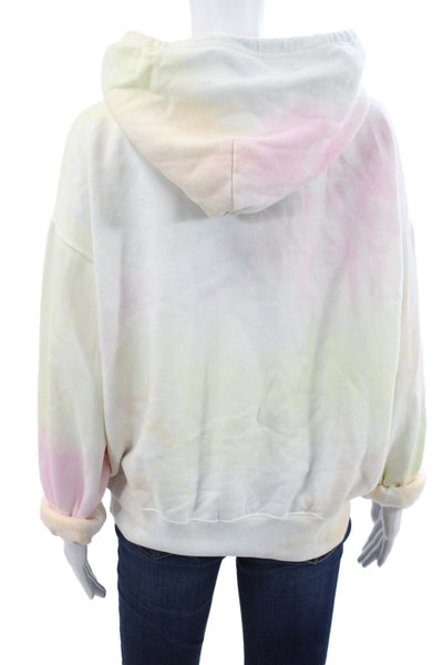 Polo Ralph Lauren Womens Pullover Hoodie Multicolor Tie Dye Batik Size M