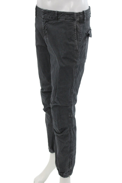 Nili Lotan Women Black Cotton Jogger Pants Size 6