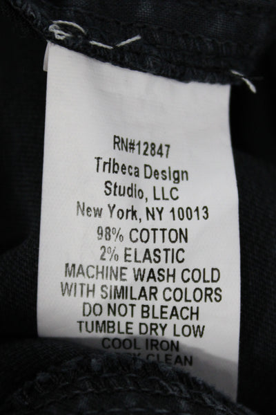 Nili Lotan Women Black Cotton Jogger Pants Size 6