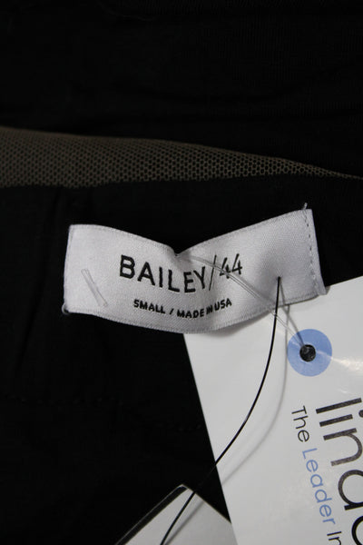 Bailey 44 Womens Bodycon Black Dress Sleeveless Round Neck Rayon Size S