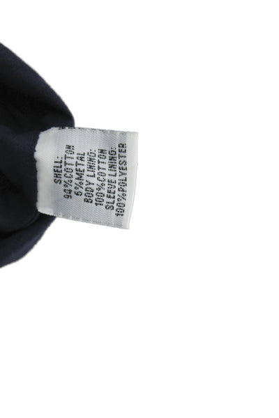 Kenneth Cole Women Trench Coat Black Tie Waist Long Sleeve Size XS