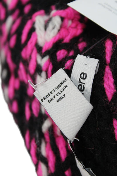 Autumn Cashmere Womens Cashmere Knit Infinity Scarf Black