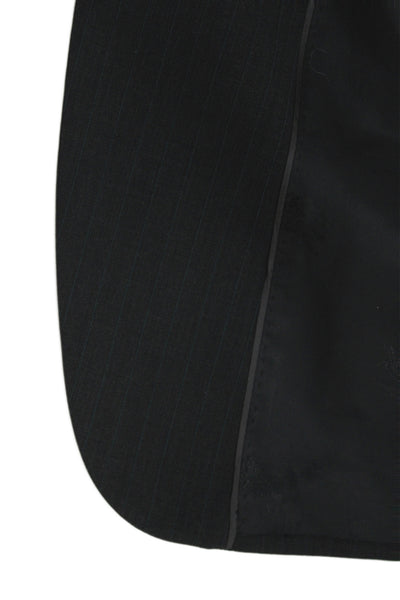 Burberry Mens 2 Piece Gray Virgin Wool Striped Suit Jacket Size L