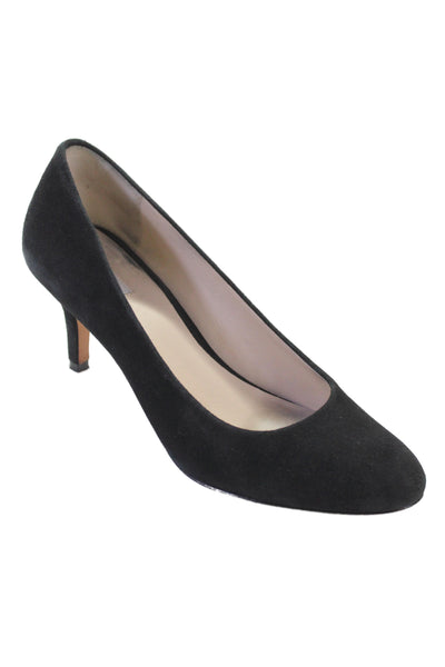 Cole Haan Grand.OS Womens Suede Slide On Pumps Black Size 7.5 B