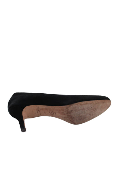 Cole Haan Grand.OS Womens Suede Slide On Pumps Black Size 7.5 B