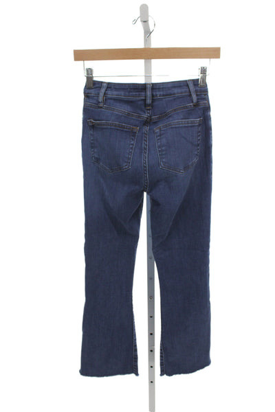 Frame Womens Cropped Blue Cotton Jeans Size 24