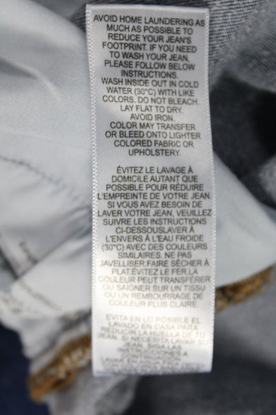 Frame Womens Cropped Blue Cotton Jeans Size 24