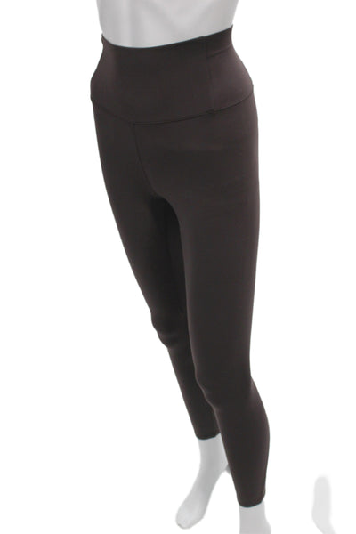 Vuori Women Ankle Leggings Brown Athleisure Stretch Size S