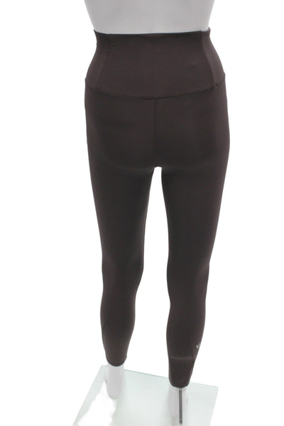 Vuori Women Ankle Leggings Brown Athleisure Stretch Size S