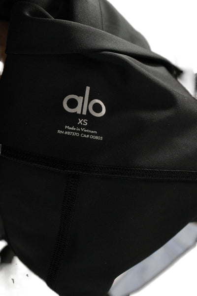 Alo Women Black Ankle Leggings Athleisure Size XS