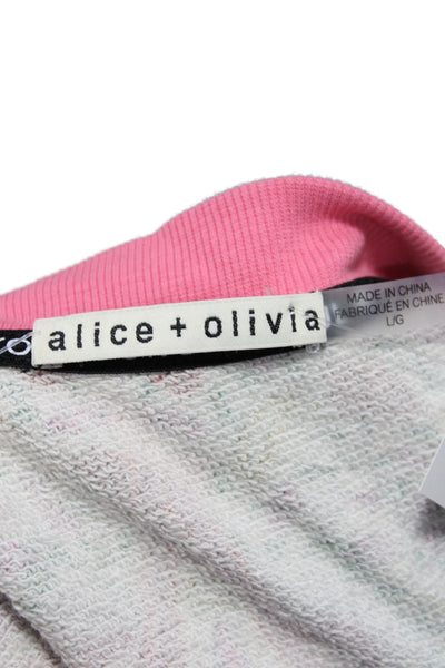 Alice + Olivia Unisex Adults Multicolor Paisley Pullover Sweatshirt Size L