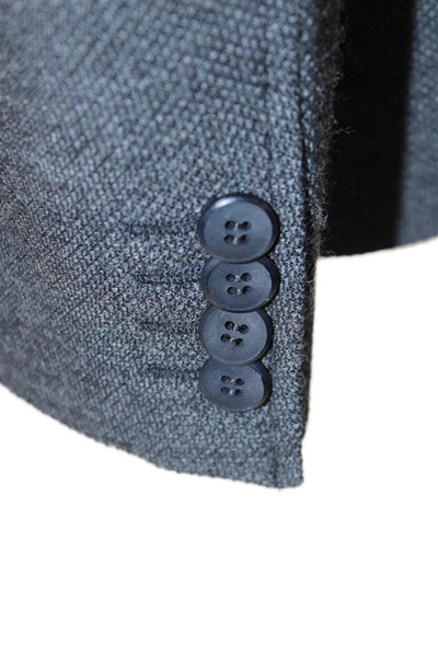 Giorgio Armani Mens Gray Wool Blazer Button Size 54