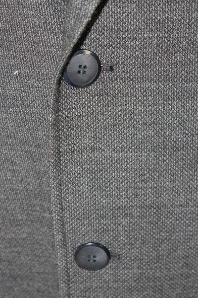 Giorgio Armani Mens Gray Wool Blazer Button Size 54