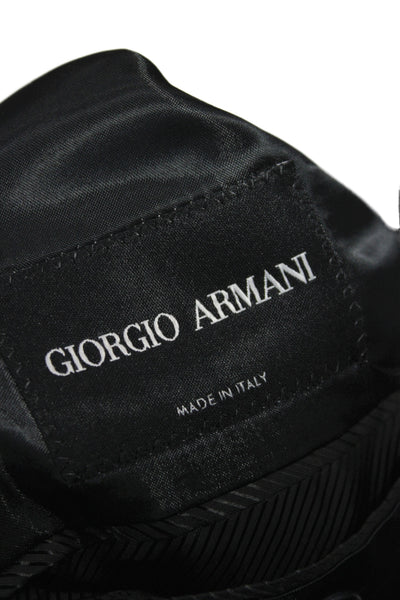 Giorgio Armani Mens Gray Wool Blazer Button Size 54