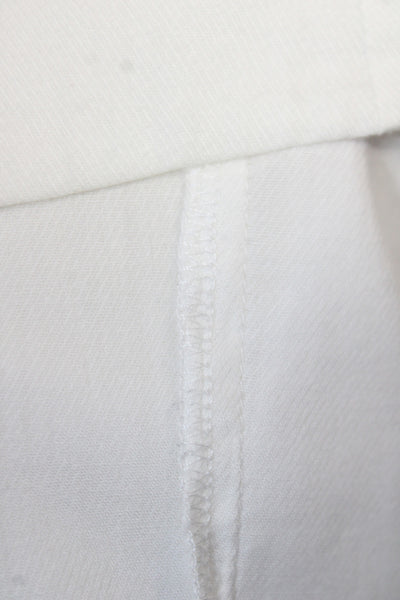 See by Chloe Womens Collared Cotton Button Up Long Sleeve Blouse White Size 6