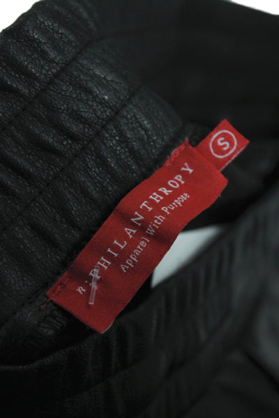 Philanthropy Womens Black Joggers Size S