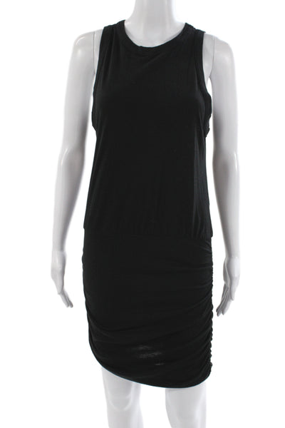 Philanthropy Women Tank Dress Black Rayon Above Knee Sleeveless Size M