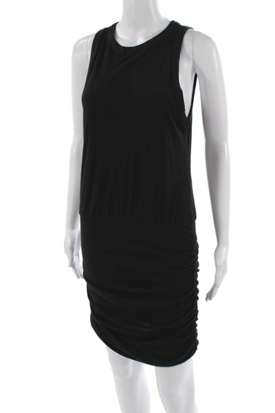 Philanthropy Women Tank Dress Black Rayon Above Knee Sleeveless Size M