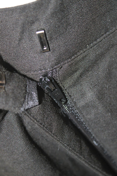 Lioness Womens Dress Pants Black Linen Minimalist Size S