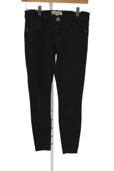 Current/Elliott Women Skinny High Rise Jeans Black Size 25