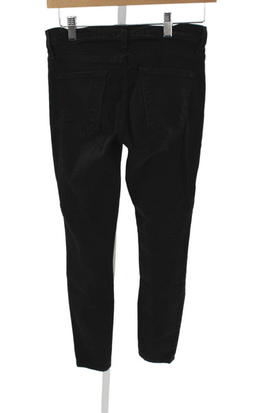 Current/Elliott Women Skinny High Rise Jeans Black Size 25