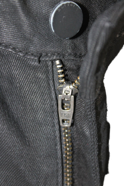 DL1961 Womens Black Ankle High Rise Jeans Cotton Blend Size 26