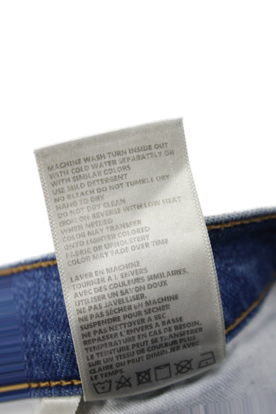 L'Agence Womens Skinny High Rise Blue Cotton Jeans Size 26