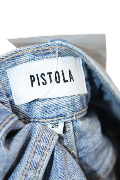 Pistola Womens Denim Shorts Blue 100% Cotton Size 26