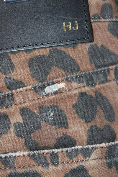 Heartless Jeans Unisex Adults Skinny Jeans Brown Leopard High Rise Size 26