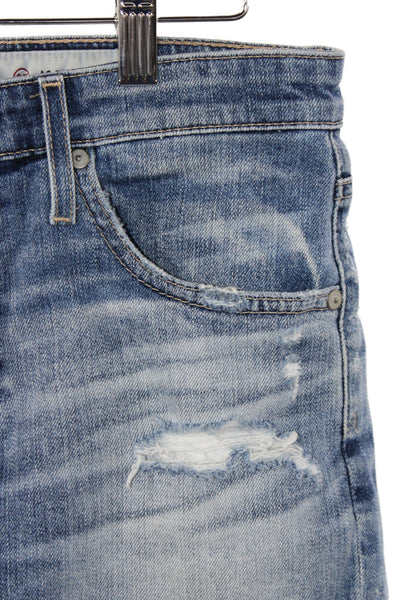 AG Adriano Goldschmied Womens Denim Shorts Blue Cotton Solid Size 26