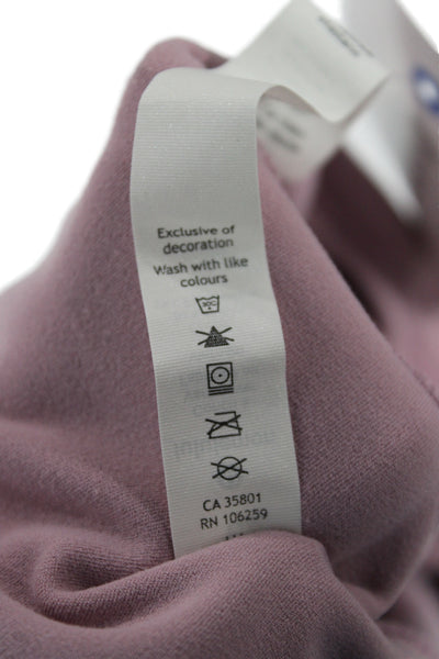 Lululemon Women Pink Capri Leggings Athleisure Pull On 81% Nylon Size 6