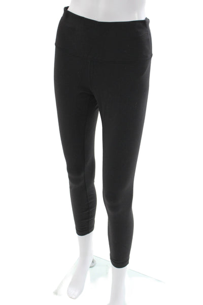Lululemon Womens Cropped Leggings Black Size 8