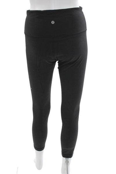 Lululemon Womens Cropped Leggings Black Size 8