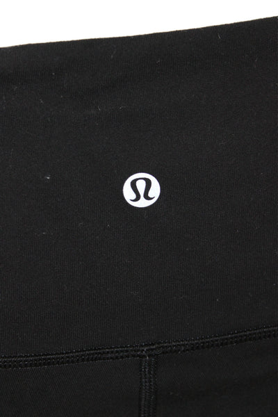 Lululemon Womens Cropped Leggings Black Size 8