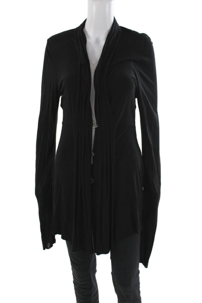Bailey 44 Womens Black V Neck Long Sleeve Cardigan Size L