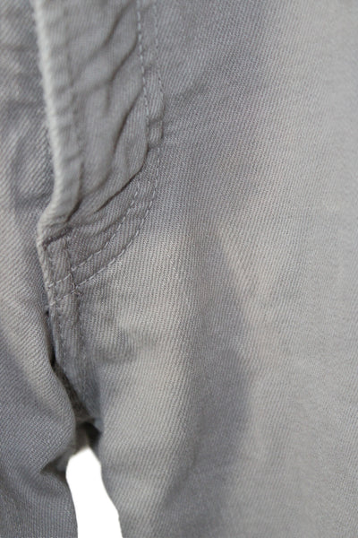 Bonobos Mens Chino Pants Gray Button Closure Size 34