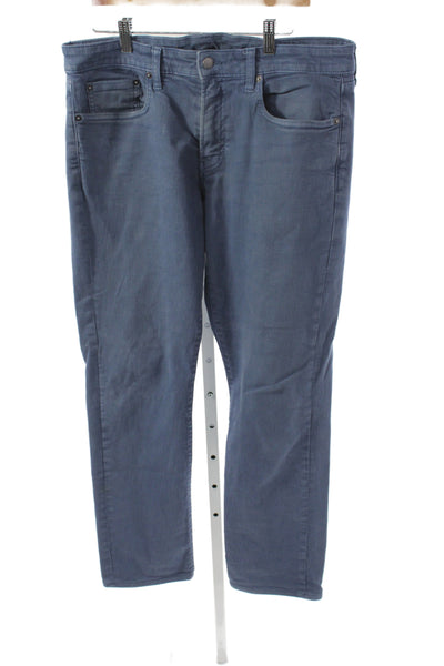 Bonobos Mens Straight Jeans Blue Cotton Button Size 34
