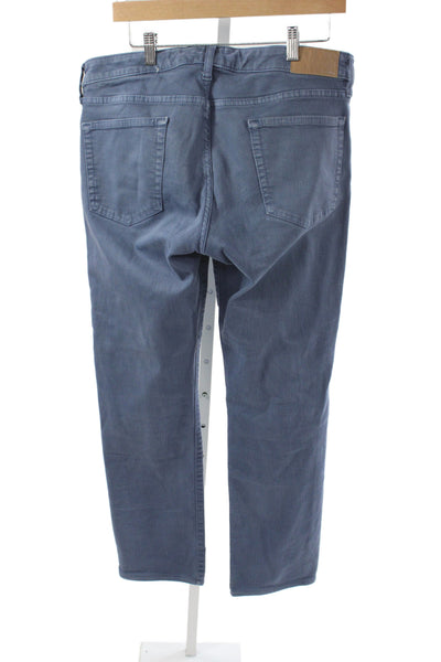 Bonobos Mens Straight Jeans Blue Cotton Button Size 34
