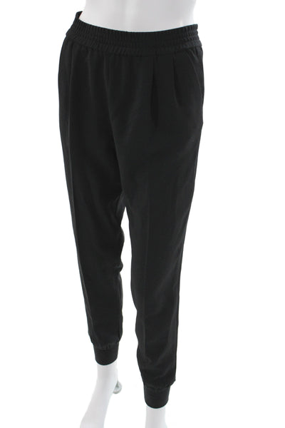 Joie Women Black Solid Polyester Joggers Size S