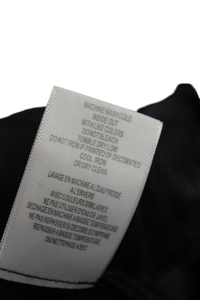Joie Women Black Solid Polyester Joggers Size S