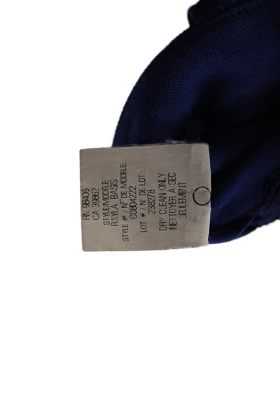 Theory Womens Blue Solid Pants Inseam 30 Size 4