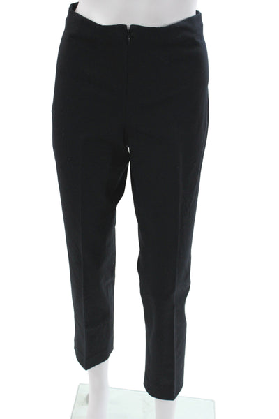 Peace of Cloth Womens Casual Pants Black Solid Size 6