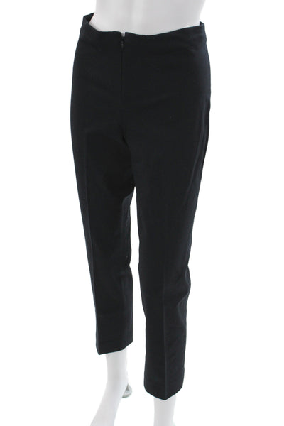 Peace of Cloth Womens Casual Pants Black Solid Size 6