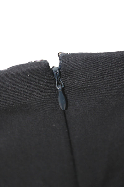 Peace of Cloth Womens Casual Pants Black Solid Size 6