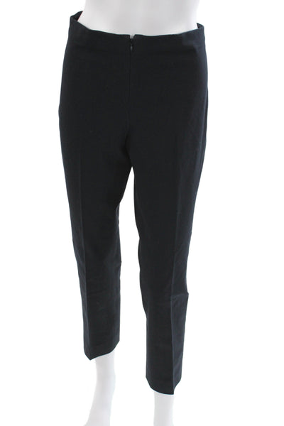 Peace of Cloth Womens Casual Pants Black Solid Size 6