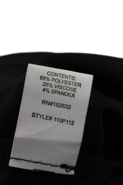 Peace of Cloth Womens Black Solid Pants Size 6