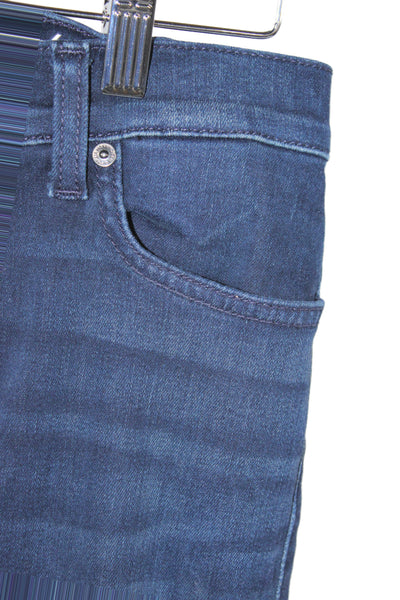 7 For All Mankind Women Skinny High Waist Blue Cotton Jeans Size 28