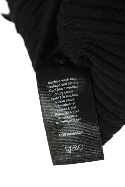 Rag & Bone Unisex Adults Basic Tank Black Sleeveless Crew Neck Size XS