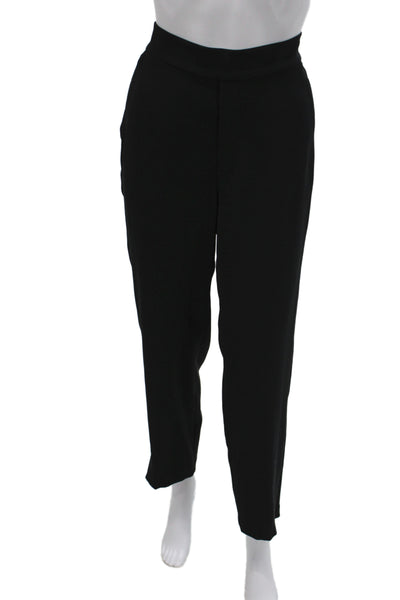 Vince Women Casual Pants Black Polyester Solid Size S